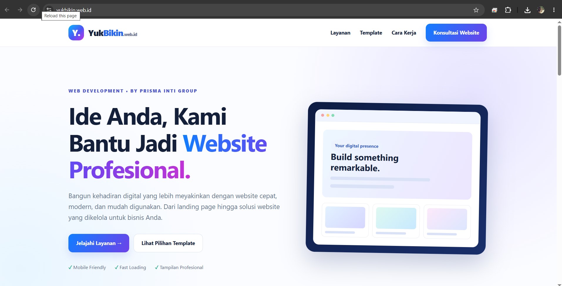 Landing Page Bisnis — Demo
